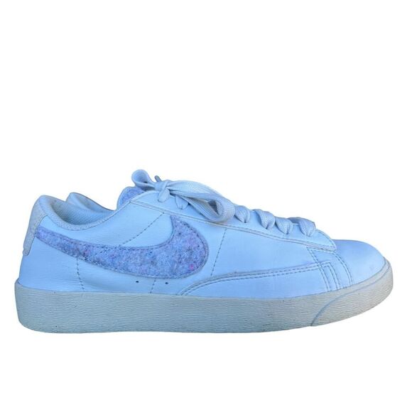 Women's Nike Blazer Low SE Armory Blue Recycled Wool Size 8.5 - Picture 5 of 13